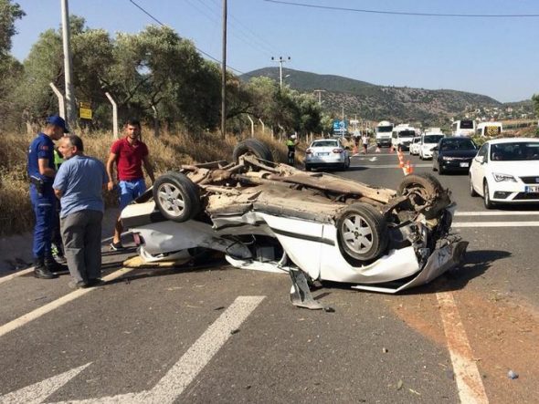 Milas Bodrum Karayolu'nda Kaza 2’Si Ağır, 5 Kişi Yaralandı… 1 PİLAVTEPE MEVKİİ’NDE FECİ KAZA 51 e1528581651201
