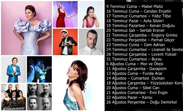 Bodrum’da Anti̇k Ti̇yatro'da Yaz Konserleri̇yle Müzi̇k Şöleni̇ Yaşanacak 4 bodrum antik tiyatro taz konserleri