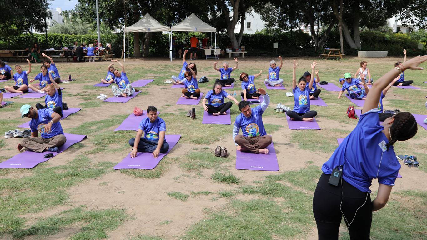 bodrum da dunya yoga gunu etkinligi m