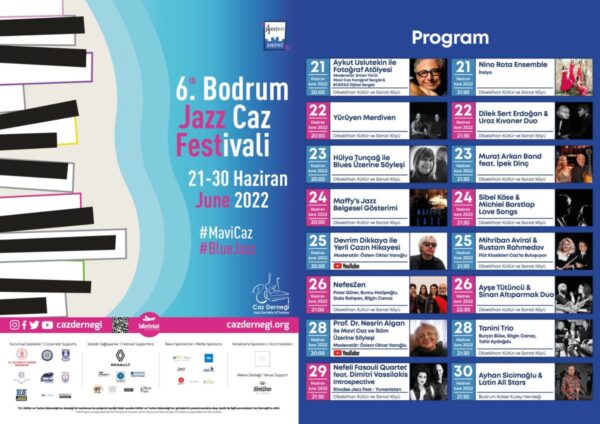 6. Uluslararası Bodrum Caz Festivali 21 Haziran'da Başlıyor 10 bodrum22 e1655197134746