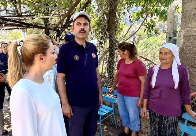 Bakanı Kurum, Marmaris'te Yangından Etkilenen Mahallelerde Inceleme Yaptı 18 cevre ve sehircilik bakani kurum marmaris te 14317636 o