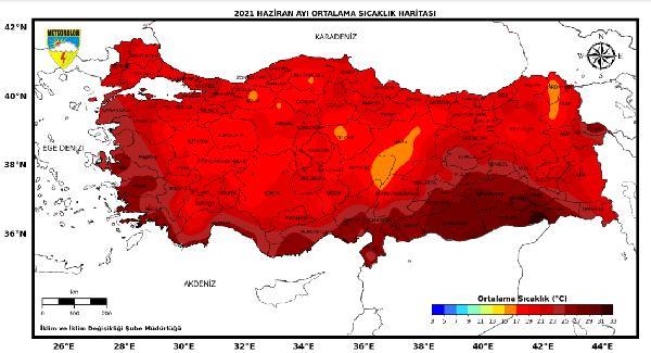 Sicaklik Mevsi̇m Normalleri̇ni̇ Aşti Kurakliği Di̇kkat 11 haziranda yagislar yuzde 20 artti dogu ve 2 14253897 o