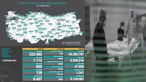 İllere Göre Vaka Sayıları Açıklandı Muğla 41,47 6 ilere gore vaka sayilari
