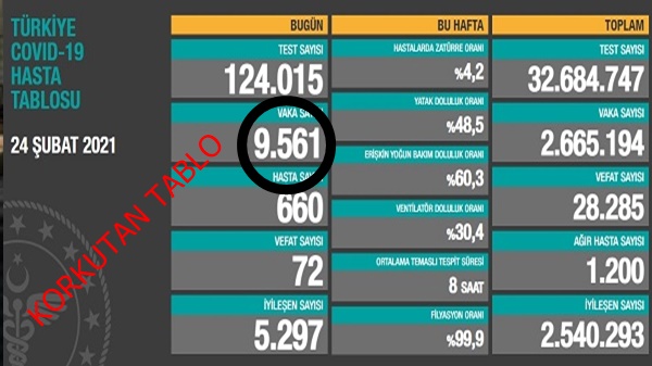 Vakalar Yükseliyor 9 Bin 561 Vaka Ile 660 Koronavirüs Hastası Tespit Edildi 20 images 227