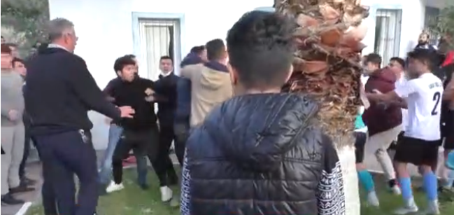 Turgutreisspor Maçında Kavga 1 Yaralı 8 kavga turgutreisspor