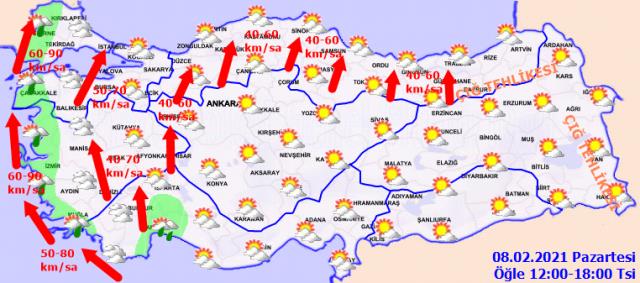 Sağanak Ve Yer Yer Gök Gürültülü Sağanak Yağış Bekleniyor 18 meteoroloji bolge bolge uyardi istanbul dahil 27 13913552 605 m