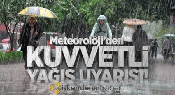 Meteoroloji 'Den Gökgürültülü Sağanak Yağış Uyarısı 1 meteoroloji
