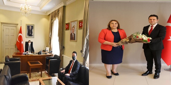 Yeni İl Müdürü Emre Çay’dan Vali Orhan Tavlı’ya Ziyaret 2 migla il milli egitim muduru