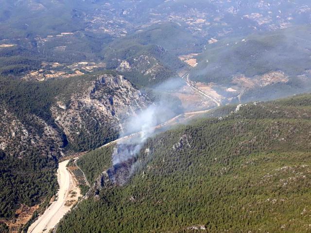 Ören'da Orman Yangını Erken Müdahele Ile Söndürüldü 15 milas ta orman yangini 14235598 o
