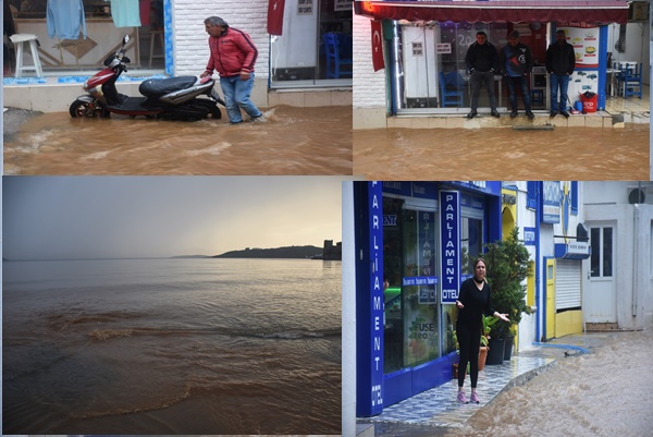 Muğla'da, Gök Gürültülü Sağanak, Su Baskınlarına Neden Oldu. 17 muğla da sel etkili oldu