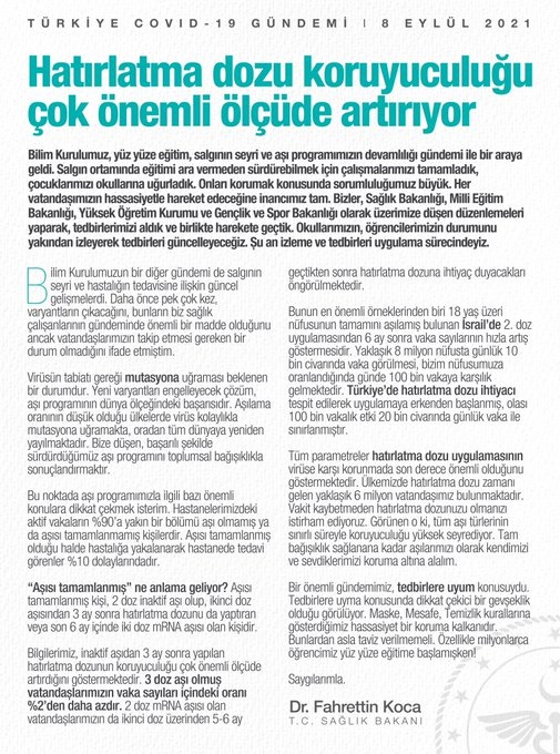 Sağlık Bakanı Fahrettin Koca: Tedbirleri Güncelleyeceğiz 1 sdfdsfsddfdsfsdf