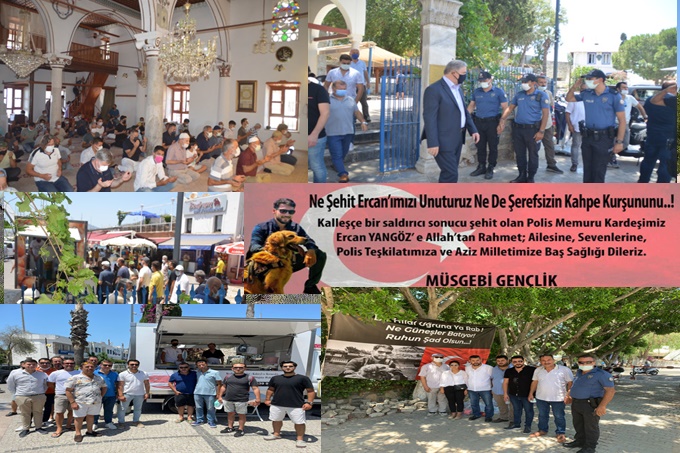 Şehit Polis Için Bodrum'da Mevlit Okutulup Lokma Dağıtıldı 1 sehit polis ercan yangoz mevlit