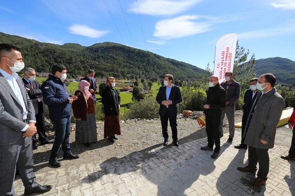 Muğla Valisi Orhan Tavlı, Hastalıktan Ari Bölgeyi Ziyaret Etti 6 vlk 01 1