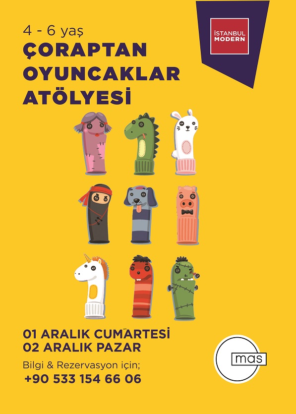 stanbul Modern Sanat Müzesi Çoraptan Oyuncaklar Atölyesi 1